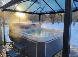 NALAN Godvicien, Spa, piscine chauffée, forêt, 14 pers