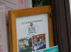 Gasthof zur Rose，位于Oberflockenbach的酒店