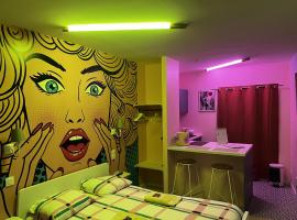Nouveau ! Studio POP centre-ville，位于布雷斯地区布尔格的酒店