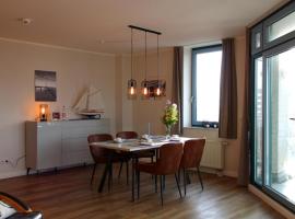 Inselblume 55 - Ferienwohnung in der Strandburg mit Hund，位于费曼城堡的酒店