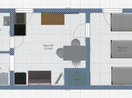 EMAS 6 Wohnung mit 3 Einzelbetten, Küche
