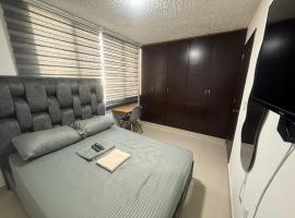Hermosa habitación a una cuadra del Ventura Plaza 3，位于库库塔的酒店