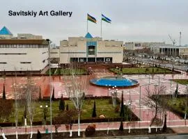 New Apartment near the Savitsky Museum and Central Bazaar