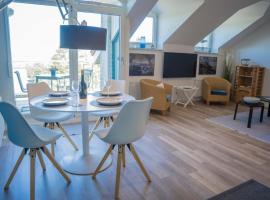 Inselblume 78 - Ferienwohnung mit Strandkorb in Burgtiefe，位于费曼城堡的酒店