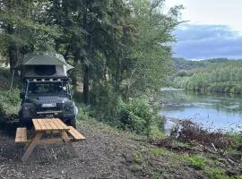 Wild Camping am Fluss