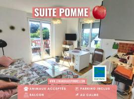 La Suite Pomme, ultra cosy，位于Orbec-en-Auge的酒店