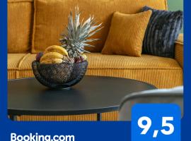 CABANA - Deluxe City-Center - kostenloser Parkplatz - Balkon - WiFi - Zentral，位于奥尔登堡的酒店