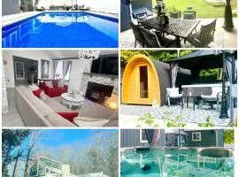 Amazing Poconos House . Sauna/Hot Tub/Private Pool