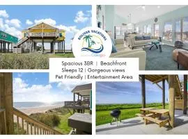 Splash Spacious 3BD 3bath Beachfront! Steps to Beach!
