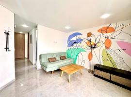 Apto 301a - Estrena hermoso y cómodo apto con balcón - Casa Orquídeas，位于富萨加苏加的酒店