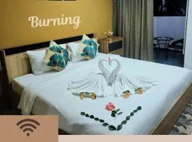 Burning flame Hotel
