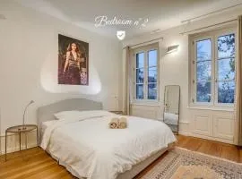 Bedroom 2 - Authentic charm - COLIVING Historic House