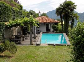 Casa Ranica Morcote mit Pool，位于莫尔科泰的酒店