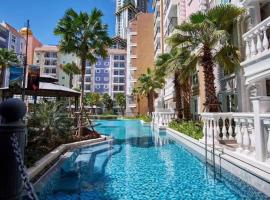 Seven Seas Cote d'Azur Family-friendly one bedroom with Pool& Gym Steps to Beach