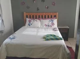 Chalet 1 Camping Style at Cynthias Country Farmstay Outside bathroom