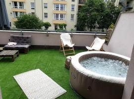 Zentrumsnahe Wohnung mit Sonnenterrasse，位于莱比锡的酒店