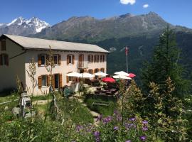 Edelweiss Mountain Guest House - 1 hour hike up from Zermatt station - On hiking trail - No transport，位于采尔马特的酒店