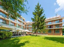 阿巴克斯商务及健康酒店，位于海尔采高洛姆的带泳池的酒店