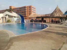 Oceanfront apartment in Tucacas, Morrocoy