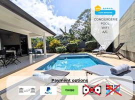 Fare Fafapiti - AC - Wifi- Pool，位于Otutara的酒店