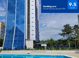 Aphrodite Olimp - Luxury apartment with sea view & pool