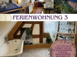 Ferieninrosengarten 1 Zi Appartement 190 cm Deckenhöhe ODER große 4 Zi DG WHG