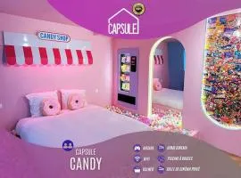 Capsule Candy - piscine à boules - cinéma privé
