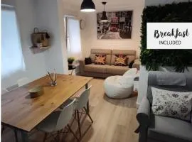 Apartamento entero con desayuno incluido y parking gratuito, a 3 km de playa con aire acondicionado
