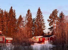 Cozy Ockelbo Retreat with Sauna Stunning Nature Views，位于Ockelbo的酒店