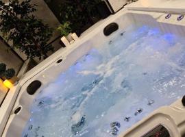 Exotic Jacuzzi Apartment with Balcony and Parking，位于伯明翰的酒店