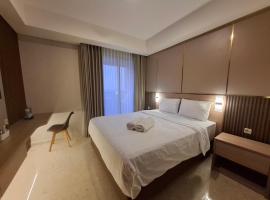Luxury Sea View Free WIFI Nice and Cozy Gold Coast Apartment PIK Next to Oakwood Hotel by Blezz，位于雅加达的酒店