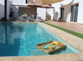 Casa piscina privada climatizada Tarajalejo 3 habitaciones