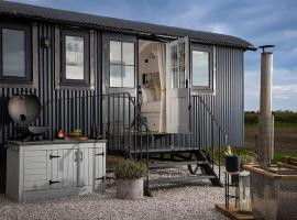 Luxury Shepherd hut with hot tub，位于奥尔斯特的酒店