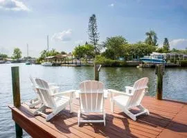 Canal Front Retreat Dock Hot Tub Games