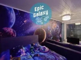 UUSI Epic Galaxy Hiekkasärkät - sisältää liinavaatteet