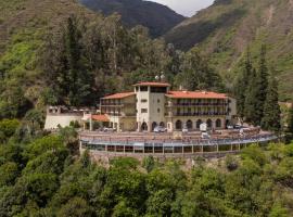 德浴场雷耶斯温泉酒店，位于圣萨尔瓦多德朱的酒店