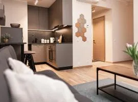 Cozy Riia kvartal apartment with free parking and air conditioning