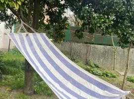 Apartment with balconies and garden