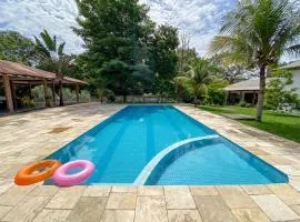 CASA NA PRAIA - 5 QUARTOS - PISCINA - CHURASQUEIRA e VISTA EXTRAORDINARIA - 20 PESSOAS