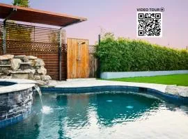 Dreamy Lux Heated Pool SPA 3BR in Urban Campbell