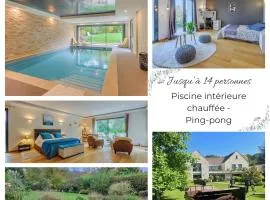 Villa Luxe vallée de Chevreuse - Piscine intérieure chauffée - 14 pers - Le relais des clefs