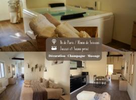 Romance pour 2 avec sauna et balnéothérapie privé，位于Fontenoy的酒店