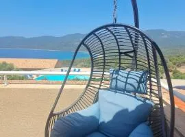 T2 vue mer clim dans résidence 3 piscine chauffée saison & plage à pied