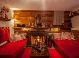 Dandy Villas Agoriani-Chalet Orelia-Fireplace