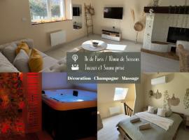 Bulle romantique privé avec Jaccuzi et Sauna，位于Fontenoy的酒店