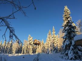 Far&aring;sen Luxury Treetop Cabin - Sleep Among the Trees，位于Ringsaker的木屋