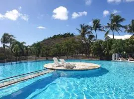 Studio charmant à Saint-François, 42 m² avec piscine partagée.
