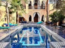 Chambres Émeraude et Rubis - Riad Lotus Bleu