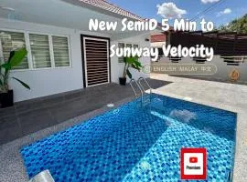 Private Pool SemiD 5 Min Walk SunwayVelocity Max 21 Pax