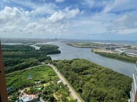 Luxury Sea View 1BR Oakwood Gold Coast PIK，位于雅加达的酒店